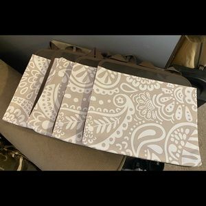Thirty-one Oh-Snap Pockets (4) cream/brown paisley